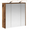 Szafka z lustrem do łazienki Stare drewno 63,5 x 16 x 62,5 cm