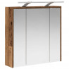 Szafka z lustrem do łazienki Stare drewno 63,5 x 16 x 62,5 cm