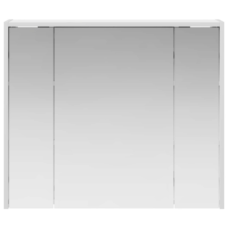 Szafka z lustrem do łazienki Biały 73,5 x 16 x 62,5 cm