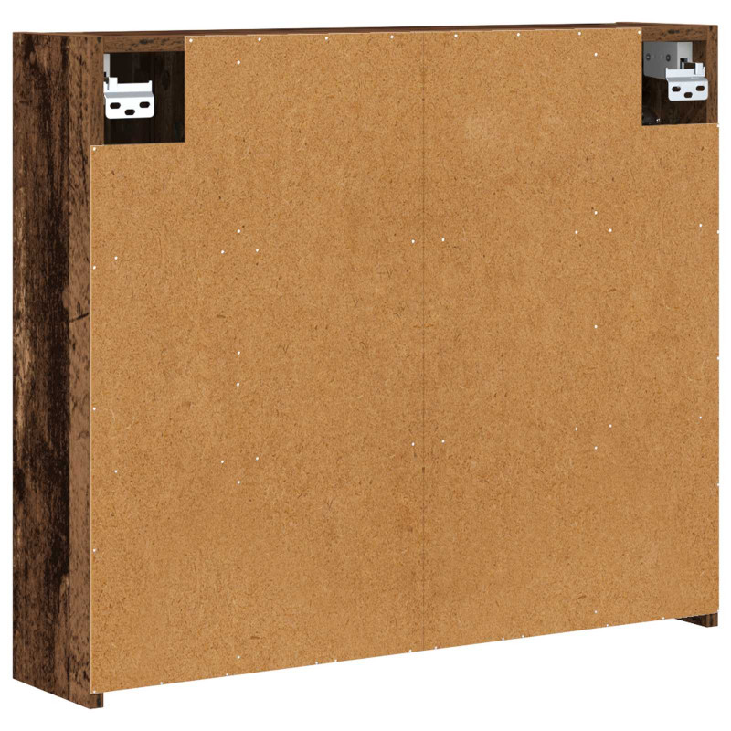 Szafka z lustrem do łazienki Stare drewno 73,5 x 16 x 62,5 cm
