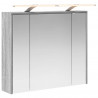 Szafka z lustrem do łazienki Szary Sonoma 73,5 x 16 x 62,5 cm