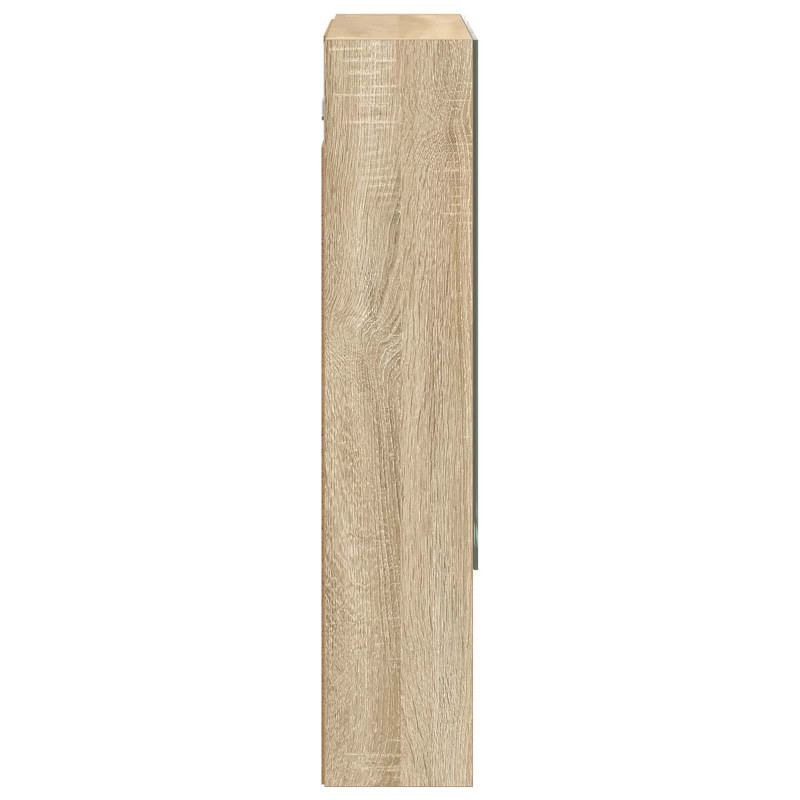 Szafka z lustrem do łazienki Dąb Sonoma 60 x 14.5 x 70 cm