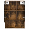 Szafka z lustrem do łazienki Dąb wędzony 50 x 14,5 x 70 cm