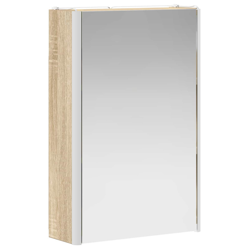 Szafka z lustrem do łazienki Dąb Sonoma 33 x 11,5 x 50 cm