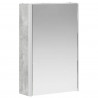 Szafka z lustrem do łazienki Betonowy szary 33 x 11,5 x 50 cm