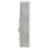 Szafka z lustrem do łazienki Betonowy szary 33 x 11,5 x 50 cm