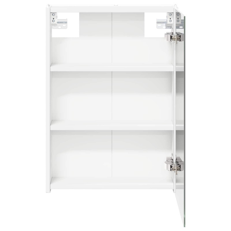 Szafka z lustrem do łazienki Biały 43 x 11,5 x 60,5 cm
