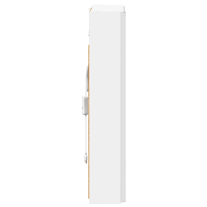 Szafka z lustrem do łazienki Biały 43 x 11,5 x 60,5 cm