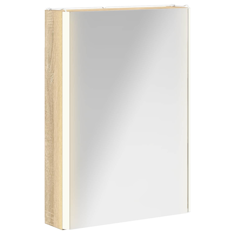 Szafka z lustrem do łazienki Dąb Sonoma 43 x 11,5 x 60,5 cm