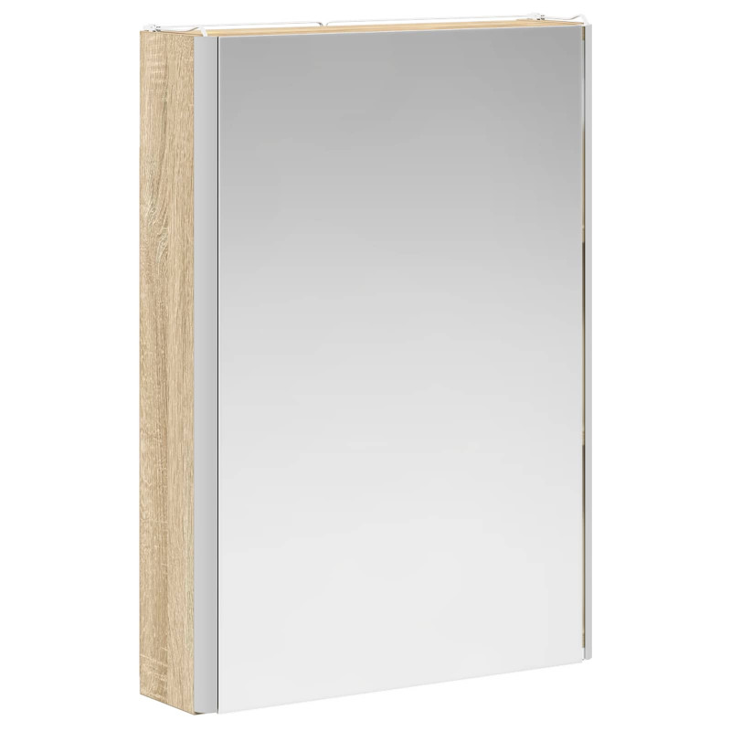 Szafka z lustrem do łazienki Dąb Sonoma 43 x 11,5 x 60,5 cm