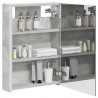 Szafka z lustrem do łazienki Betonowy szary 43 x 11,5 x 60,5 cm