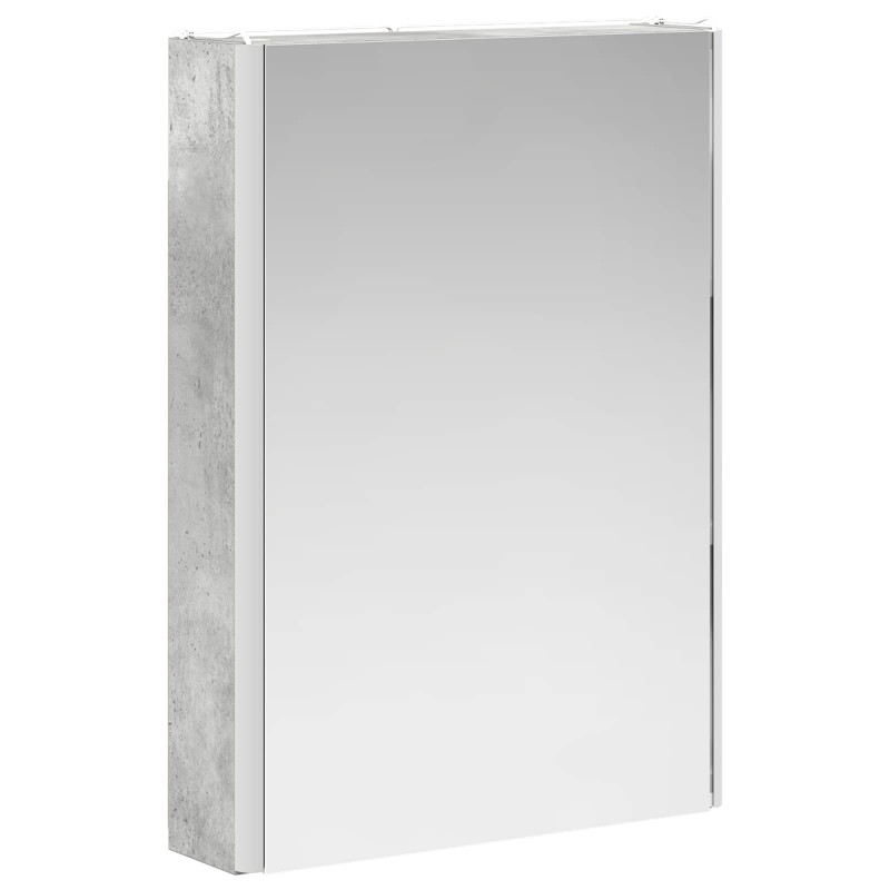 Szafka z lustrem do łazienki Betonowy szary 43 x 11,5 x 60,5 cm
