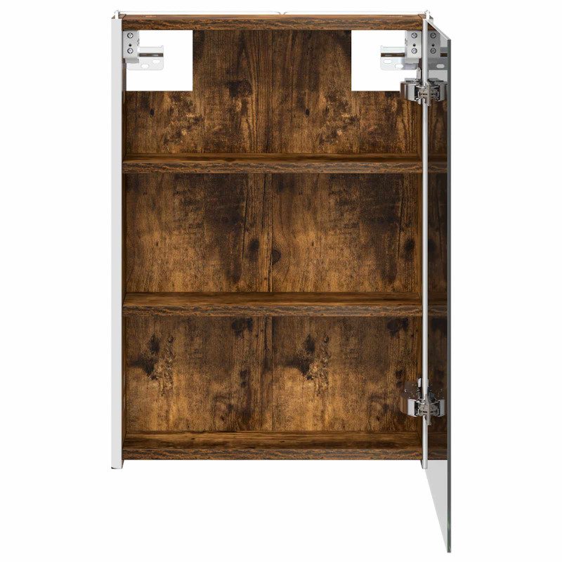Szafka z lustrem do łazienki Dąb wędzony 43 x 11,5 x 60,5 cm