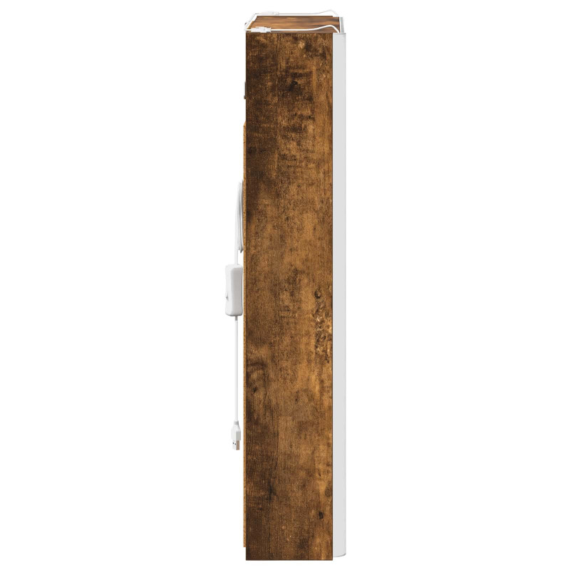 Szafka z lustrem do łazienki Dąb wędzony 43 x 11,5 x 60,5 cm