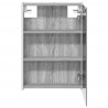 Szafka z lustrem do łazienki Szary Sonoma 43 x 11,5 x 60,5 cm