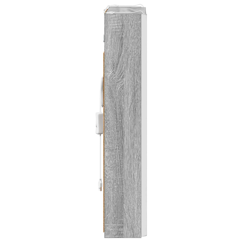 Szafka z lustrem do łazienki Szary Sonoma 43 x 11,5 x 60,5 cm