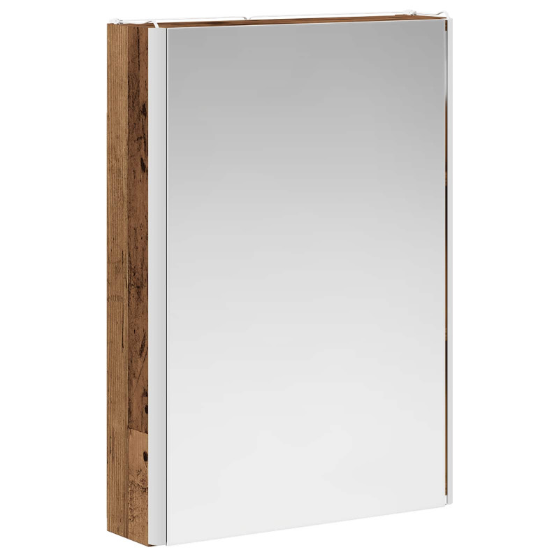 Szafka z lustrem do łazienki Stare drewno 43 x 11,5 x 60,5 cm