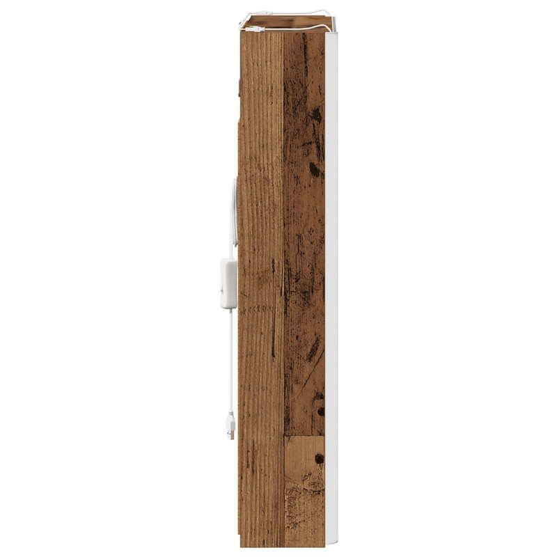 Szafka z lustrem do łazienki Stare drewno 43 x 11,5 x 60,5 cm