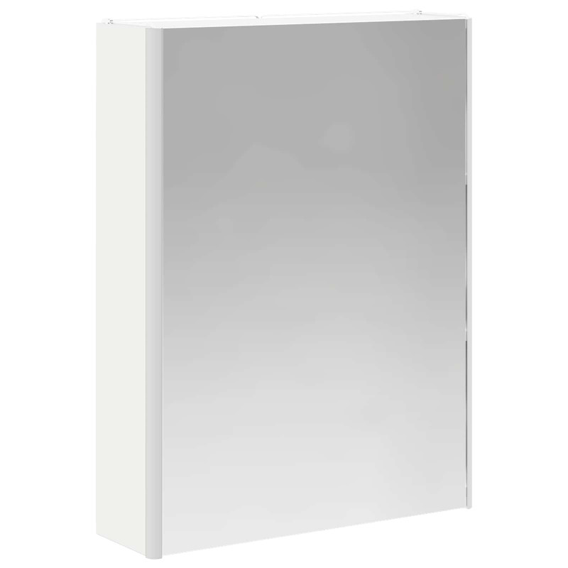 Szafka z lustrem do łazienki Biały 53,5 x 15,5 x 70 cm