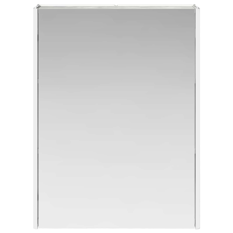 Szafka z lustrem do łazienki Betonowy szary 53,5 x 15,5 x 70 cm