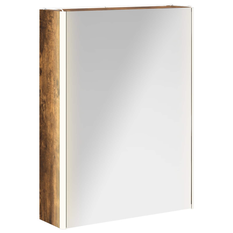 Szafka z lustrem do łazienki Dąb wędzony 73.5 x 15.5 x 70 cm