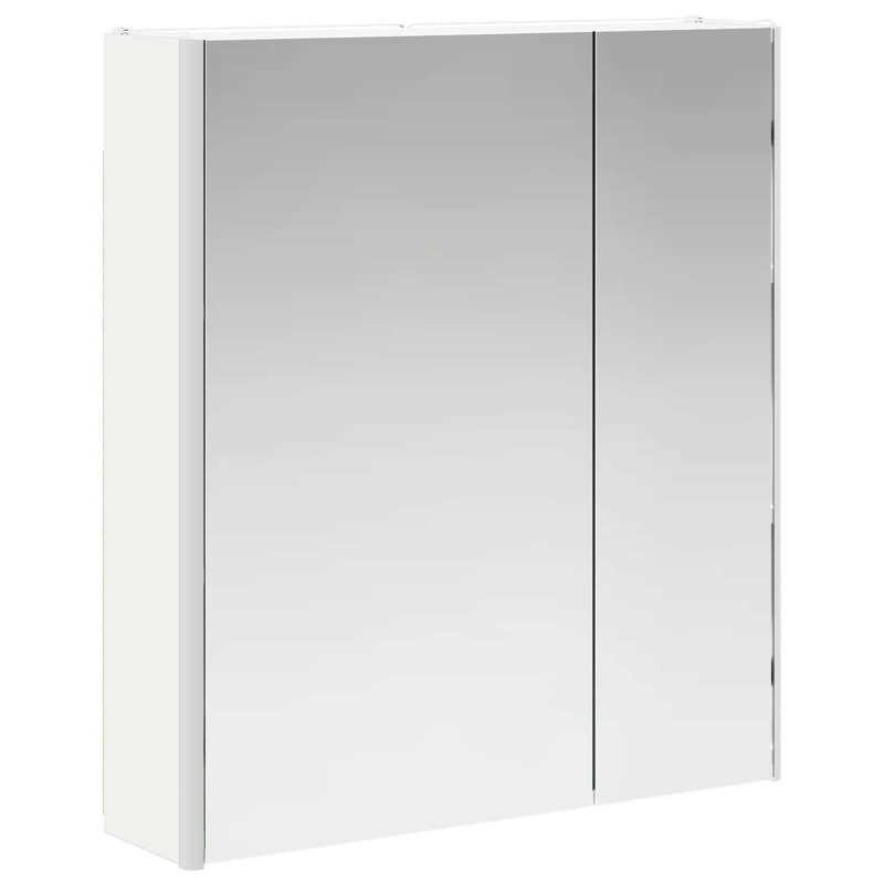 Szafka z lustrem do łazienki Biały 63,5 x 15,5 x 70 cm