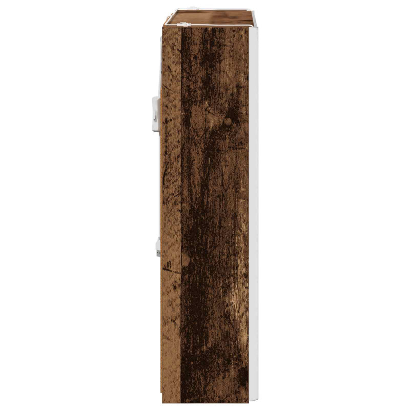 Szafka z lustrem do łazienki Stare drewno 63,5 x 15,5 x 60,5 cm