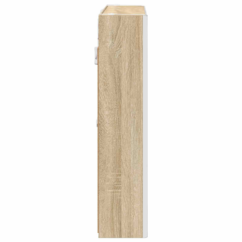 Szafka z lustrem do łazienki Dąb Sonoma 73.5 x 15.5 x 70 cm