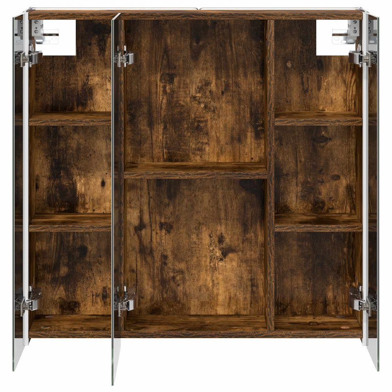 Szafka z lustrem do łazienki Dąb wędzony 73.5 x 15.5 x 70 cm