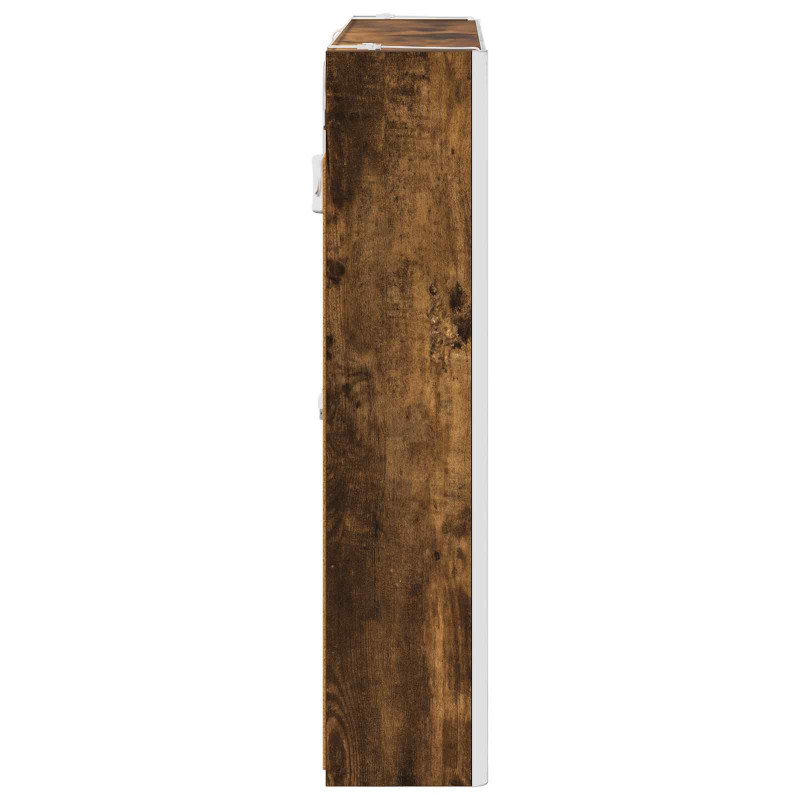 Szafka z lustrem do łazienki Dąb wędzony 73.5 x 15.5 x 70 cm