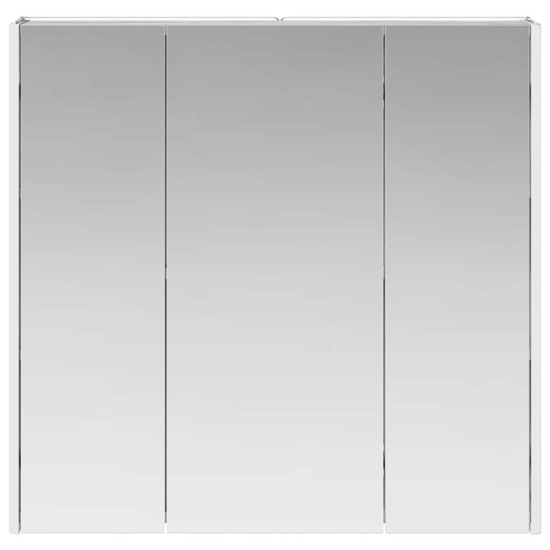 Szafka z lustrem do łazienki Szary Sonoma 73.5 x 15.5 x 70 cm