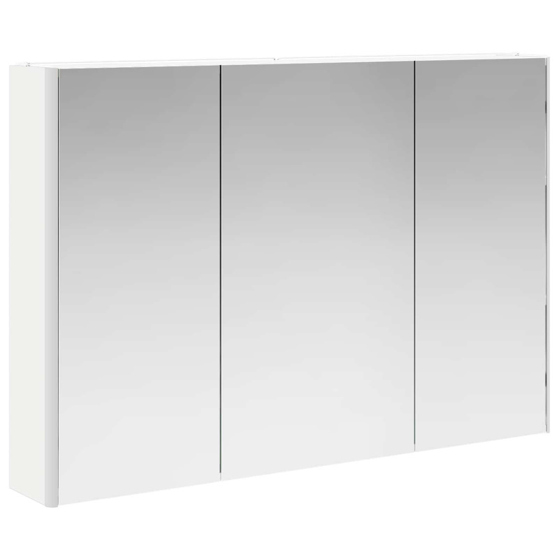 Szafka z lustrem do łazienki Biały 103,5 x 15,5 x 70 cm