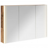 Szafka z lustrem do łazienki Stare drewno 103,5 x 15,5 x 70 cm