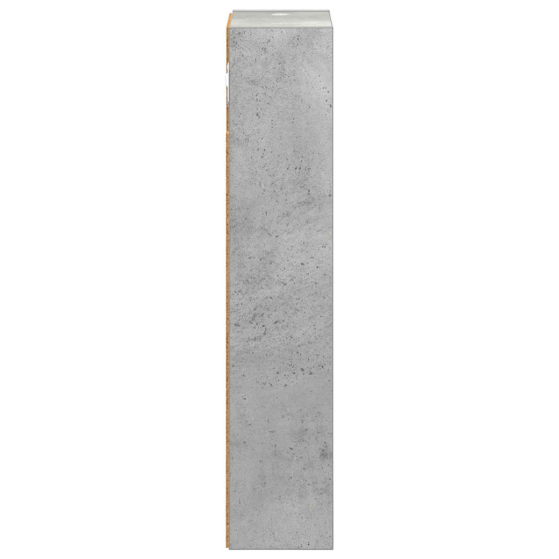 Szafka ścienna łazienkowa Betonowy Szary 20 x 10 x 50 cm