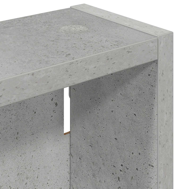 Szafka ścienna łazienkowa Betonowy Szary 20 x 10 x 50 cm