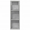 Szafka ścienna łazienkowa Betonowy Szary 20 x 10 x 60,5 cm