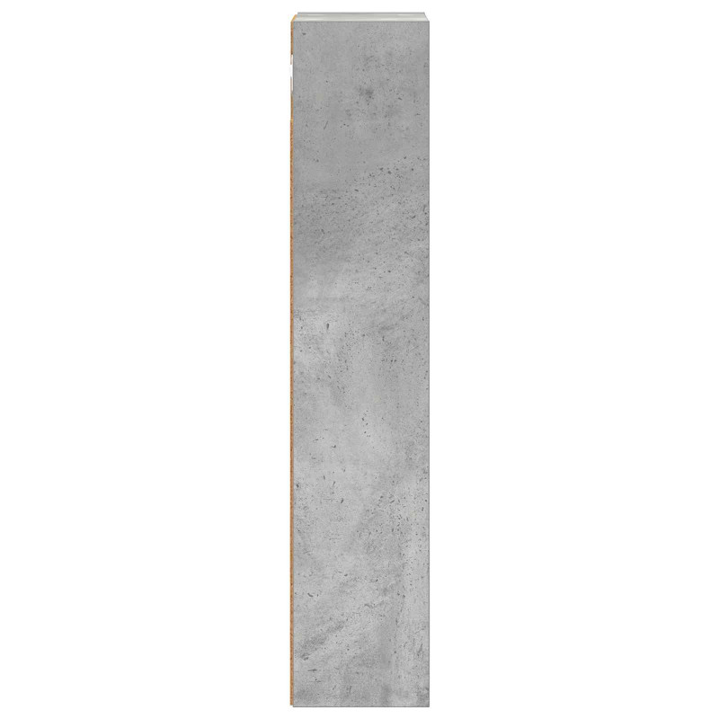 Szafka ścienna łazienkowa Betonowy Szary 20 x 14 x 70 cm