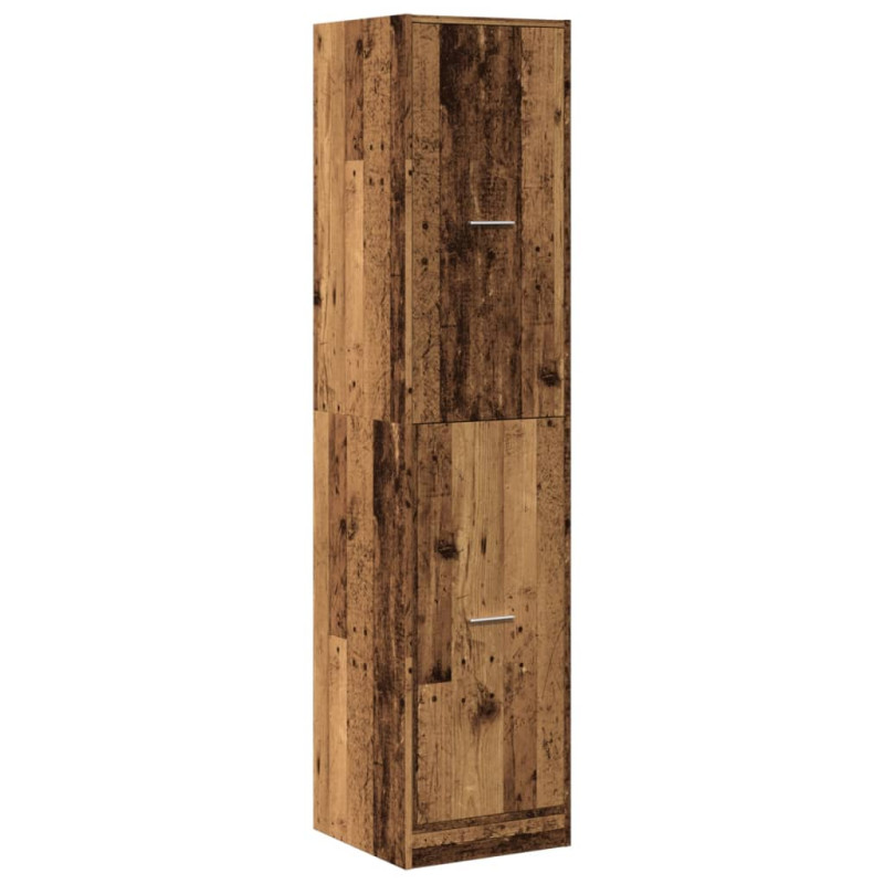 Szafka apteczna, stare drewno, 40x41x174,5 cm