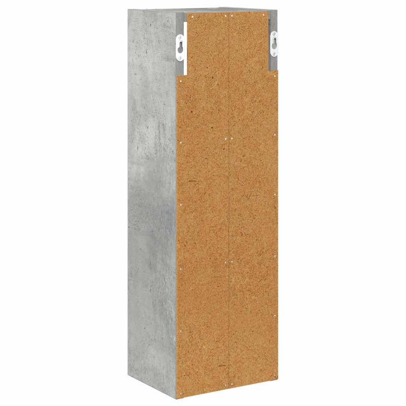 Szafka ścienna łazienkowa Betonowy Szary 20 x 16 x 62,5 cm