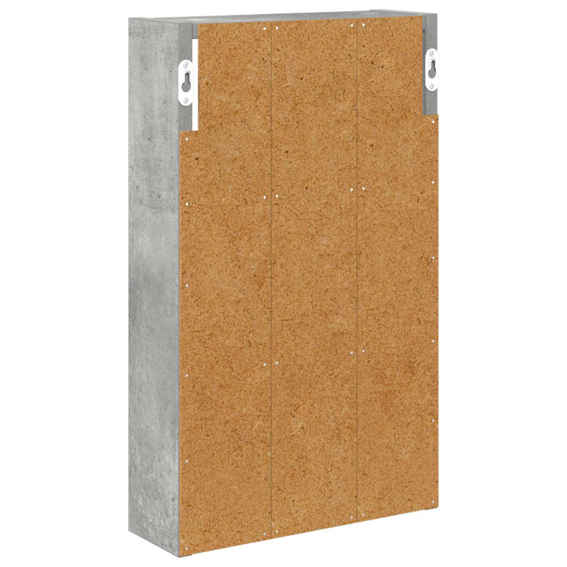 Szafka ścienna łazienkowa Betonowy Szary 30 x 10 x 50 cm