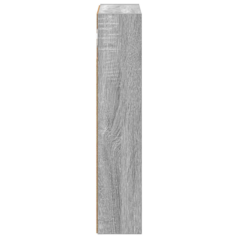 Szafka ścienna łazienkowa z półką Szary Sonoma 30 x 10 x 50 cm