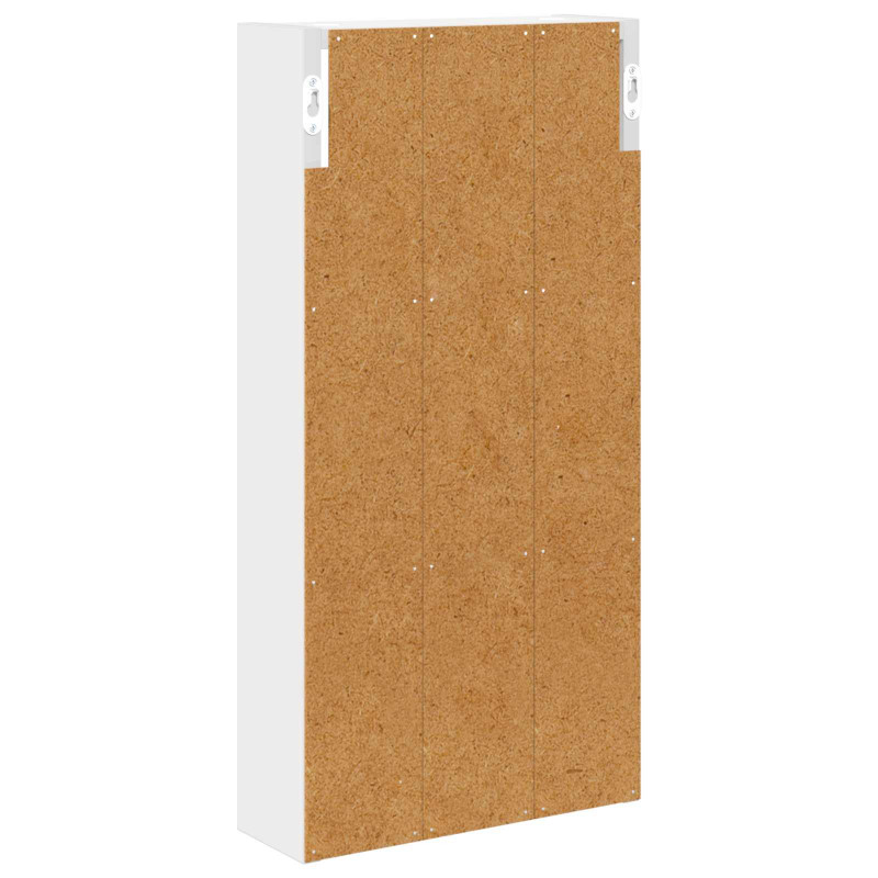 Szafka ścienna łazienkowa z półką Biały 30 x 10 x 60,5 cm