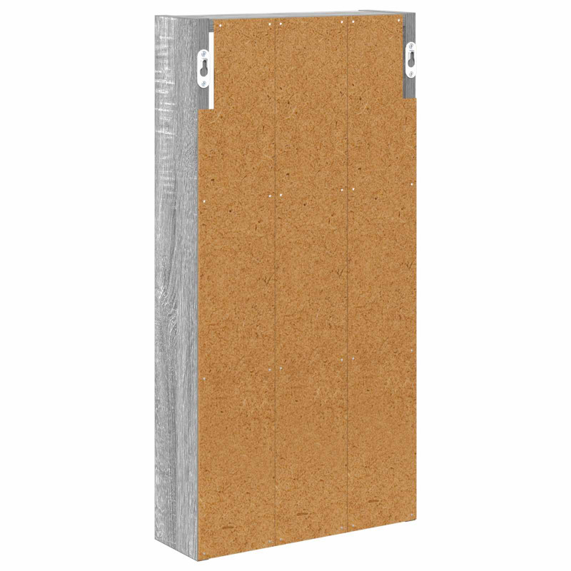 Szafka ścienna łazienkowa Szary Sonoma 30 x 10 x 60,5 cm