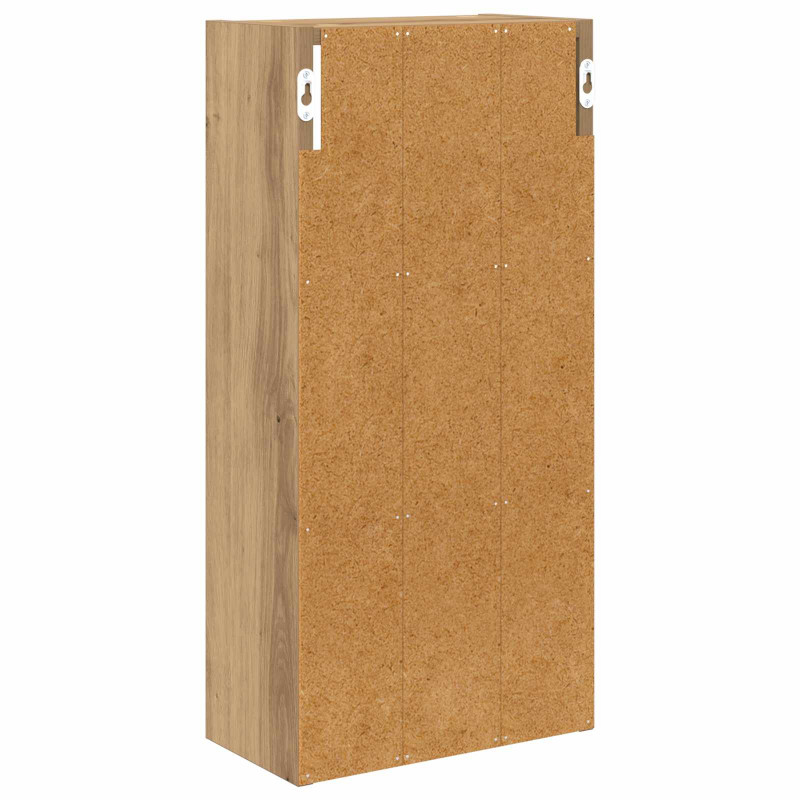 Szafka ścienna łazienkowa Dąb rzemieślniczy 30 x 16 x 62,5 cm