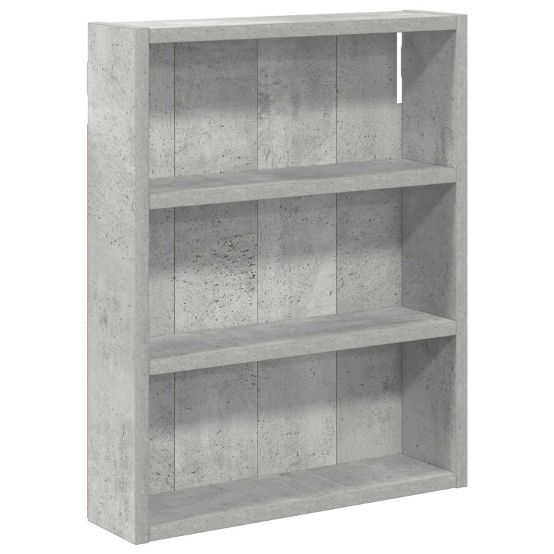 Szafka ścienna łazienkowa Betonowy Szary 40 x 10 x 50 cm