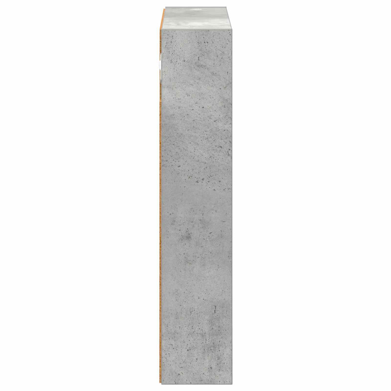 Szafka ścienna łazienkowa Betonowy Szary 40 x 10 x 50 cm
