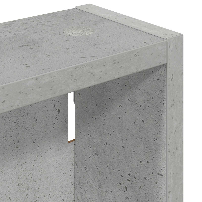 Szafka ścienna łazienkowa Betonowy Szary 40 x 10 x 50 cm