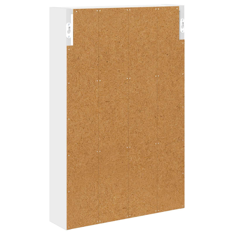 Szafka ścienna łazienkowa z półką Biały 40 x 10 x 60,5 cm