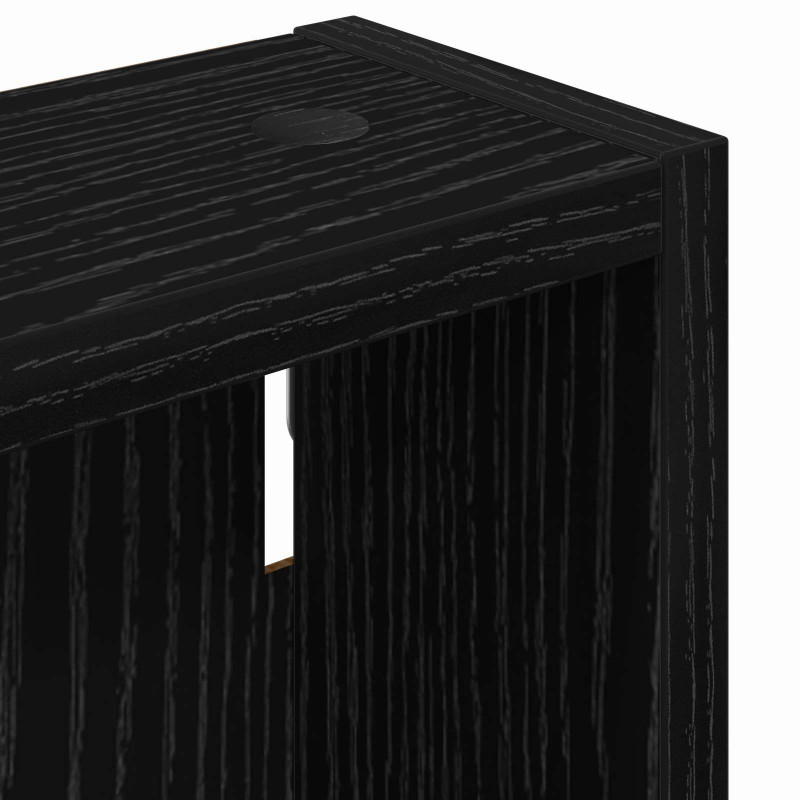 Szafka ścienna łazienkowa z półką Czarny Dąb 40 x 10 x 60,5 cm
