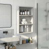 Szafka ścienna łazienkowa Betonowy Szary 40 x 10 x 60,5 cm